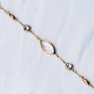 PULSERA ZO12797B Dorado Acero Inoxidable -2B22