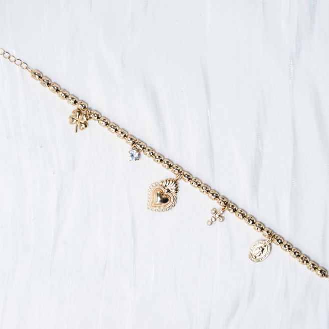 PULSERA ZO12828B Dorado Acero Inoxidable -2C44