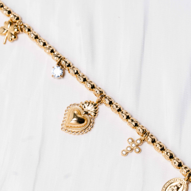 PULSERA ZO12828B Dorado Acero Inoxidable -2C44