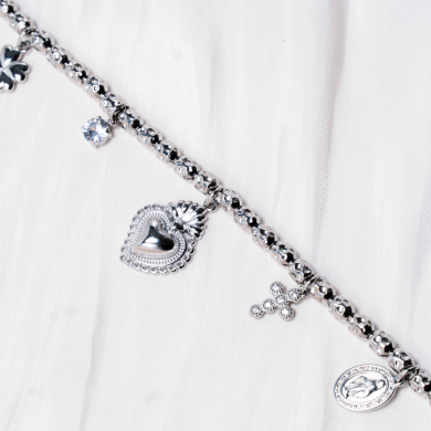 PULSERA ZO12828B Plateado Acero Inoxidable -2C44