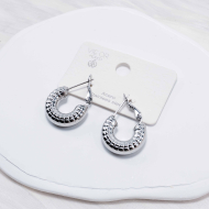 ARETES ZO12959E Plateado Acero Inoxidable -F410