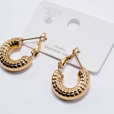 ARETES ZO12959E Dorado Acero Inoxidable -F410