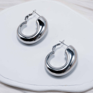 ARETES ZO12929E Plateado Acero Inoxidable -F58