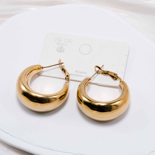 ARETES ZO12917E DORADO Acero Inoxidable -F58