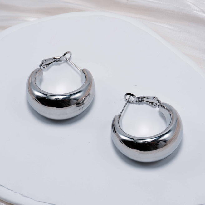 ARETES ZO12917E PLATEADO Acero Inoxidable -F58