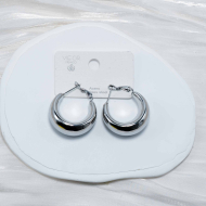 ARETES ZO12917E PLATEADO Acero Inoxidable -F58