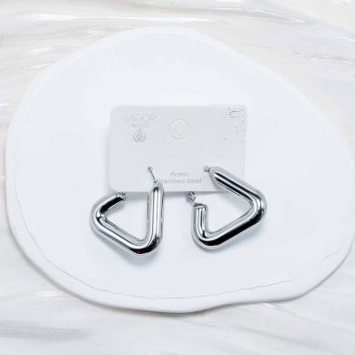 ARETES ZO12931E Plateado Acero Inoxidable -F29