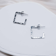 ARETES ZO7065E Plateado Acero Inoxidable -G51