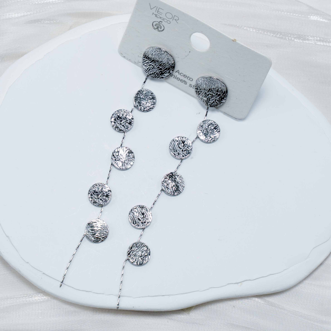 ARETES ZO12684E300 Plateado Acero Inoxidable -G28