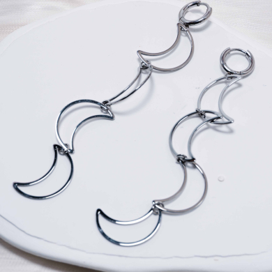 ARETES ZO8748E Plateado Acero Inoxidable -G410