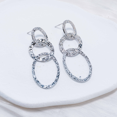 ARETES Y00229 Plateado Acero Inoxidable -G52