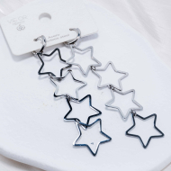 ARETES ZO8749E Plateado Acero Inoxidable -G36