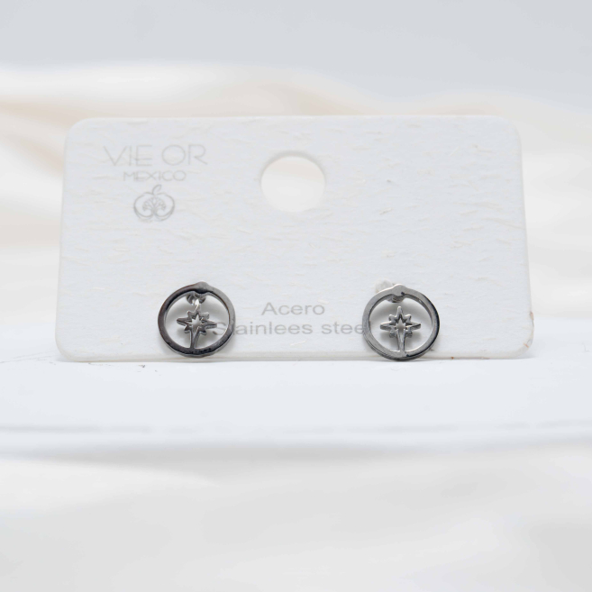 ARETES ZO1423E Plateado Acero Inoxidable -G11 G11