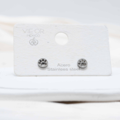 ARETES ZO6105E Plateado Acero Inoxidable -G12