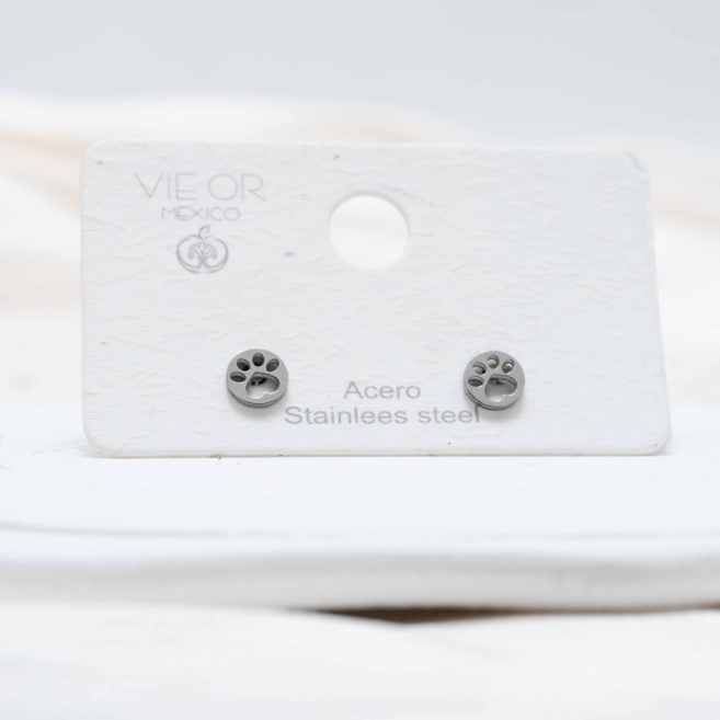 ARETES ZO6105E Plateado Acero Inoxidable -G12