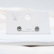 ARETES ZO6105E Plateado Acero Inoxidable -G12