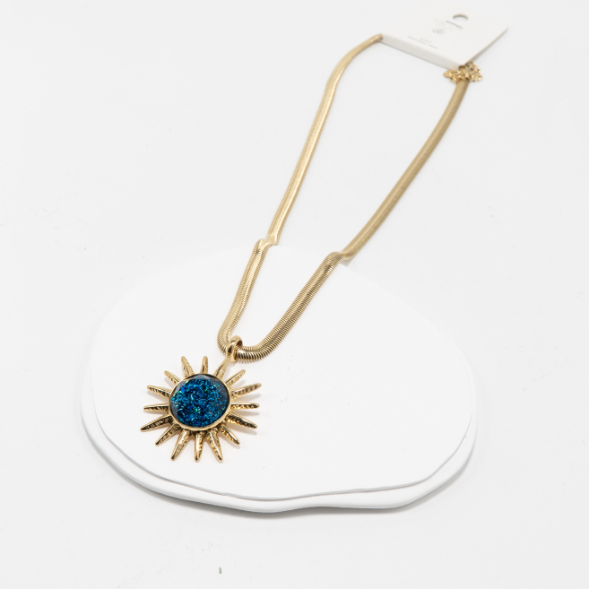 COLLAR Y00186 Azul Acero Inoxidable -2D57