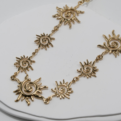 COLLAR Y00212 Dorado Acero Inoxidable -2D28