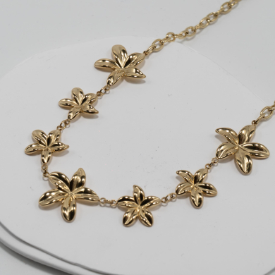 COLLAR Y00213 Dorado Acero Inoxidable -2D38