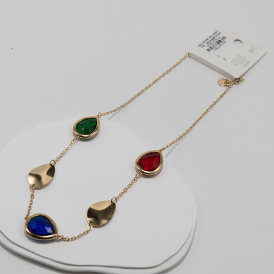 COLLAR ZO12778N D Multicolor Acero Inoxidable