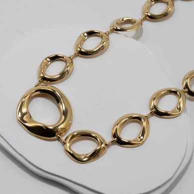 COLLAR ZO12988N Dorado Acero Inoxidable -2D56