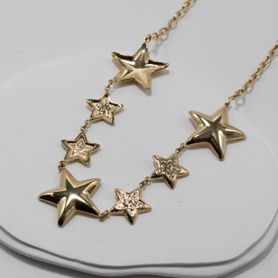 COLLAR Y00176 Dorado Acero Inoxidable -2D38