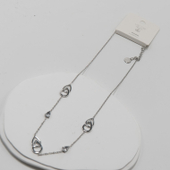 COLLAR ZO12789N Plateado Acero Inoxidable -2D22