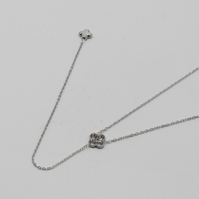 COLLAR ZO13222N Plateado Acero Inoxidable -2D22