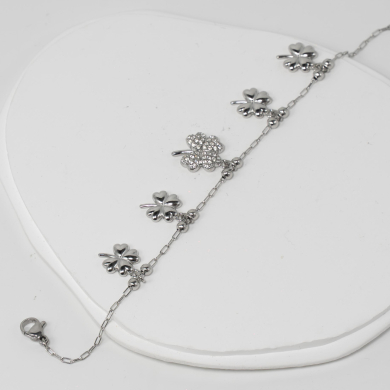 PULSERA ZO12787B Plateado Acero Inoxidable -2B32