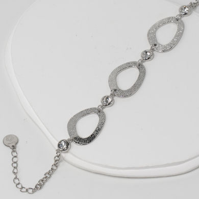 PULSERA ZO12817B Plateado Acero Inoxidable -2B45