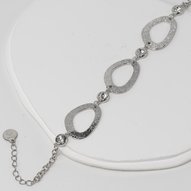 PULSERA ZO12817B Plateado Acero Inoxidable -2B45