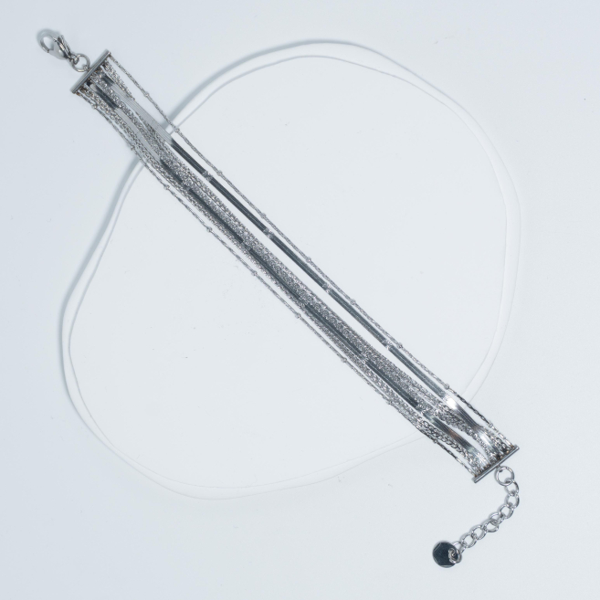 PULSERA ZO14057B Plateado Acero Inoxidable -2B36