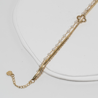 PULSERA Y00208 Dorado Acero Inoxidable -2B42