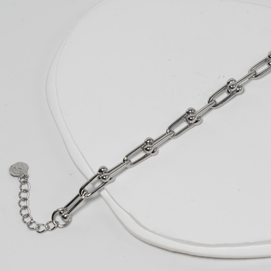 PULSERA ZO13317B Plateado Acero Inoxidable -2B46