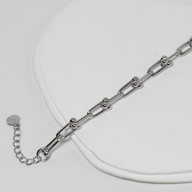 PULSERA ZO13317B Plateado Acero Inoxidable -2B46