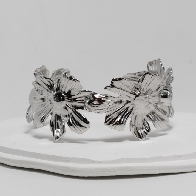 BRAZALETE ZO13080B Plateado Acero Inoxidable -2C58