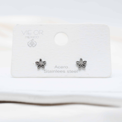 ARETES ZO6128E Plateado Acero Inoxidable -G12
