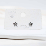 ARETES ZO6128E Plateado Acero Inoxidable -G12