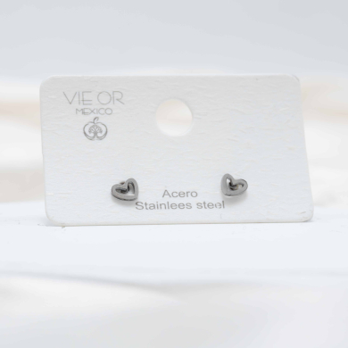 ARETES ZO6148E Plateado Acero Inoxidable -F13