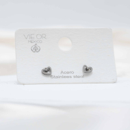 ARETES ZO6148E Plateado Acero Inoxidable -F13