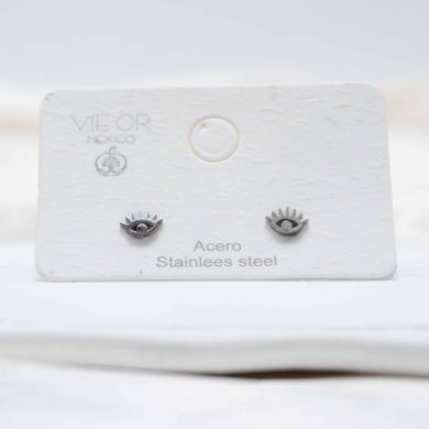 ARETES ZO6159E Plateado Acero Inoxidable -F110