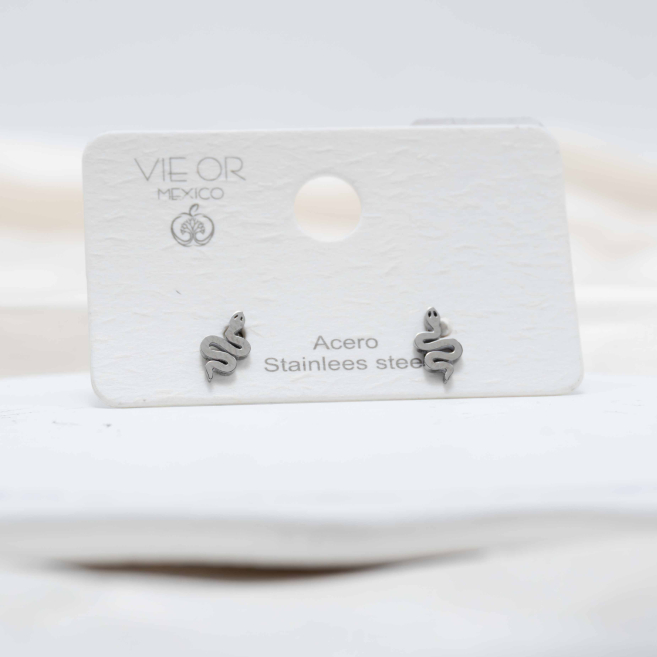ARETES ZO1207E Plateado Acero Inoxidable -F16