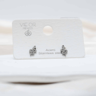 ARETES ZO1207E Plateado Acero Inoxidable -F16