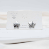 ARETES ZO13305E Plateado Acero Inoxidable -F13