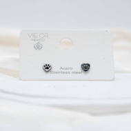 ARETES ZO6146E Plateado Acero Inoxidable -F13