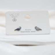 ARETES ZO1371E Plateado Acero Inoxidable -G19