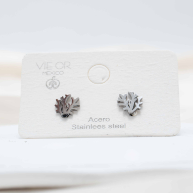 ARETES ZO3154E Plateado Acero Inoxidable -F12