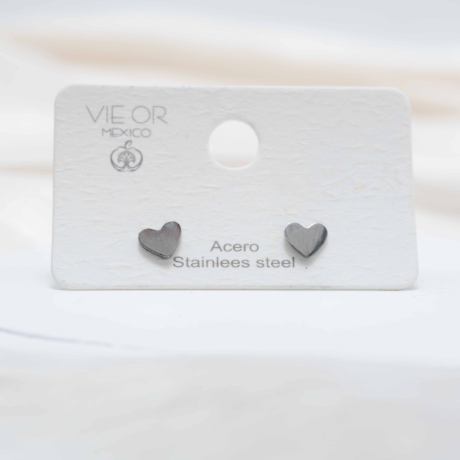 ARETES ZO4512E Plateado Acero Inoxidable -F16