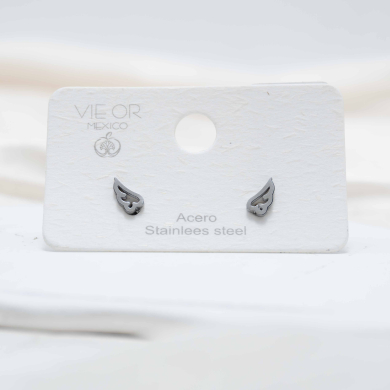 ARETES ZO6144E Plateado Acero Inoxidable -F12