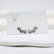 ARETES ZO1450E Plateado Acero Inoxidable -F19